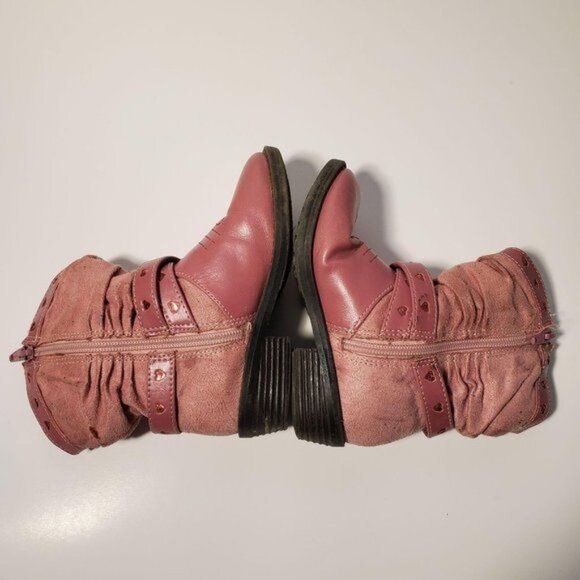 Pink Boots Cow Boy Girl Fashion Boot Toddler Wonderkids Kids Size 9 - Picture 7 of 11